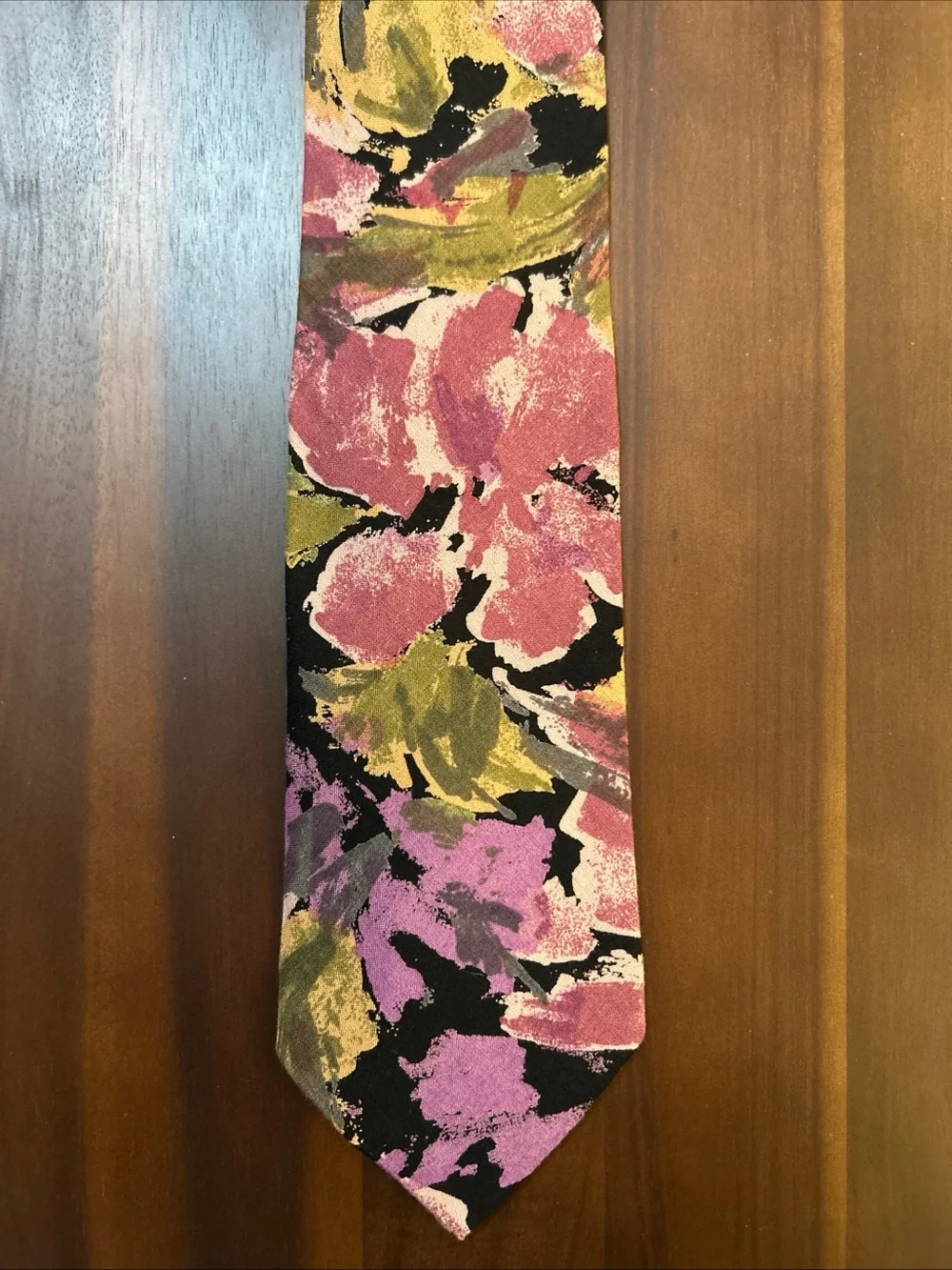 Lot Of 3 Vintage Handmade In USA J. Blades & Co. Abstract Floral Ties EUC